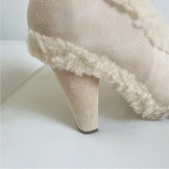 Chloe Beige Furry Heeled Boots
NEVER WORN - Picture 5 of 5
